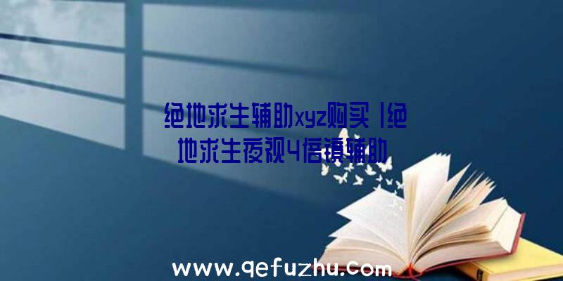 「绝地求生辅助xyz购买」|绝地求生夜视4倍镜辅助